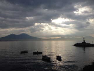 The Bay of Naples after rain ...