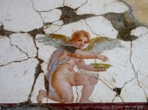 Detail from a fresco in the Villa San Marco in Stabiae