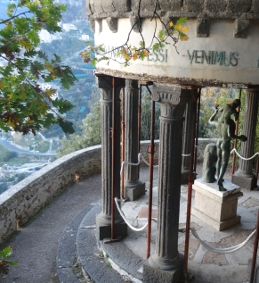 The Temple of Bacchus in the Gardens of Villa Cimbrone in Ravello, Italy